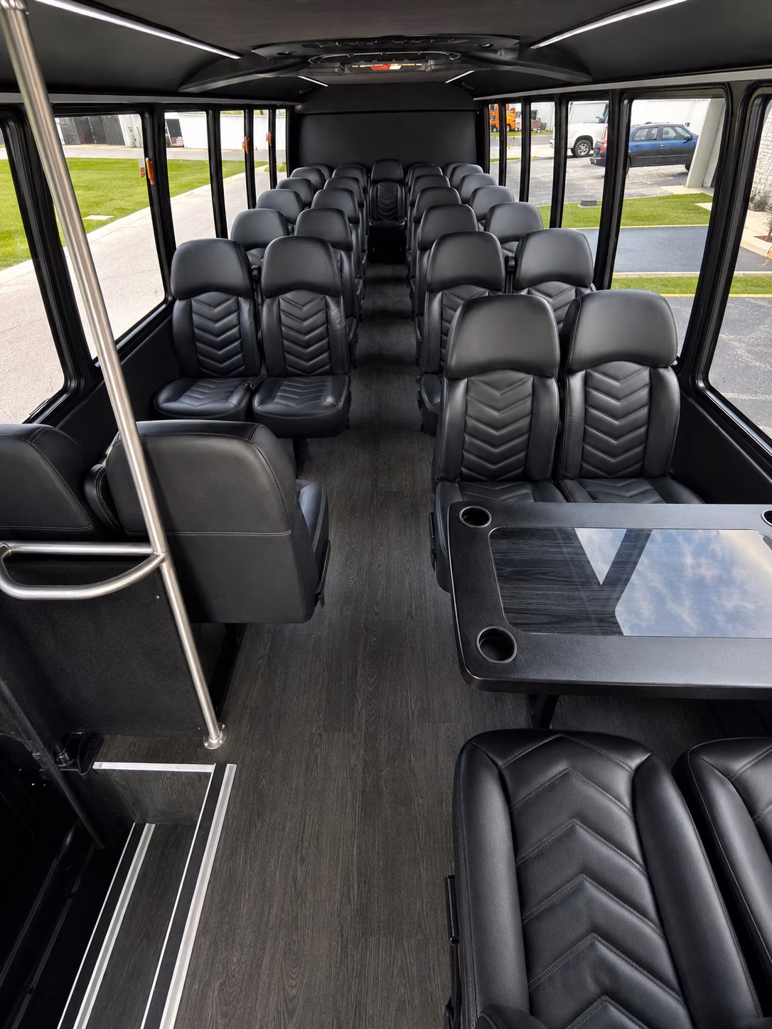 beaverton 15 passenger minibus interior