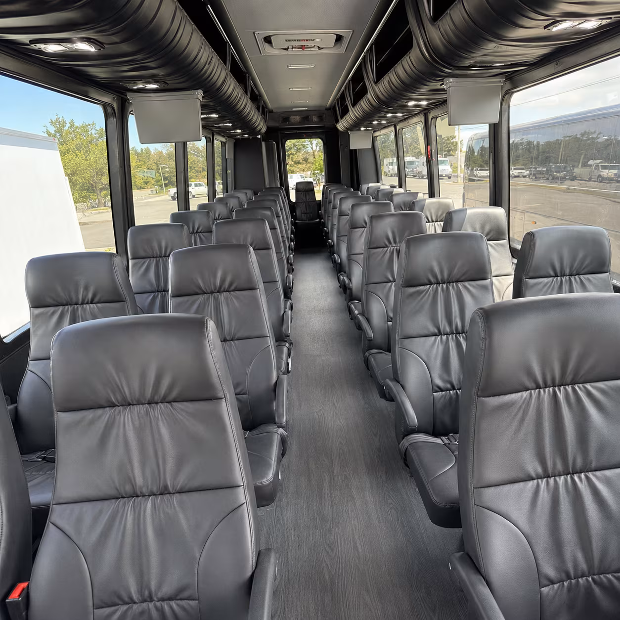 beaverton 30 passenger minibus interior