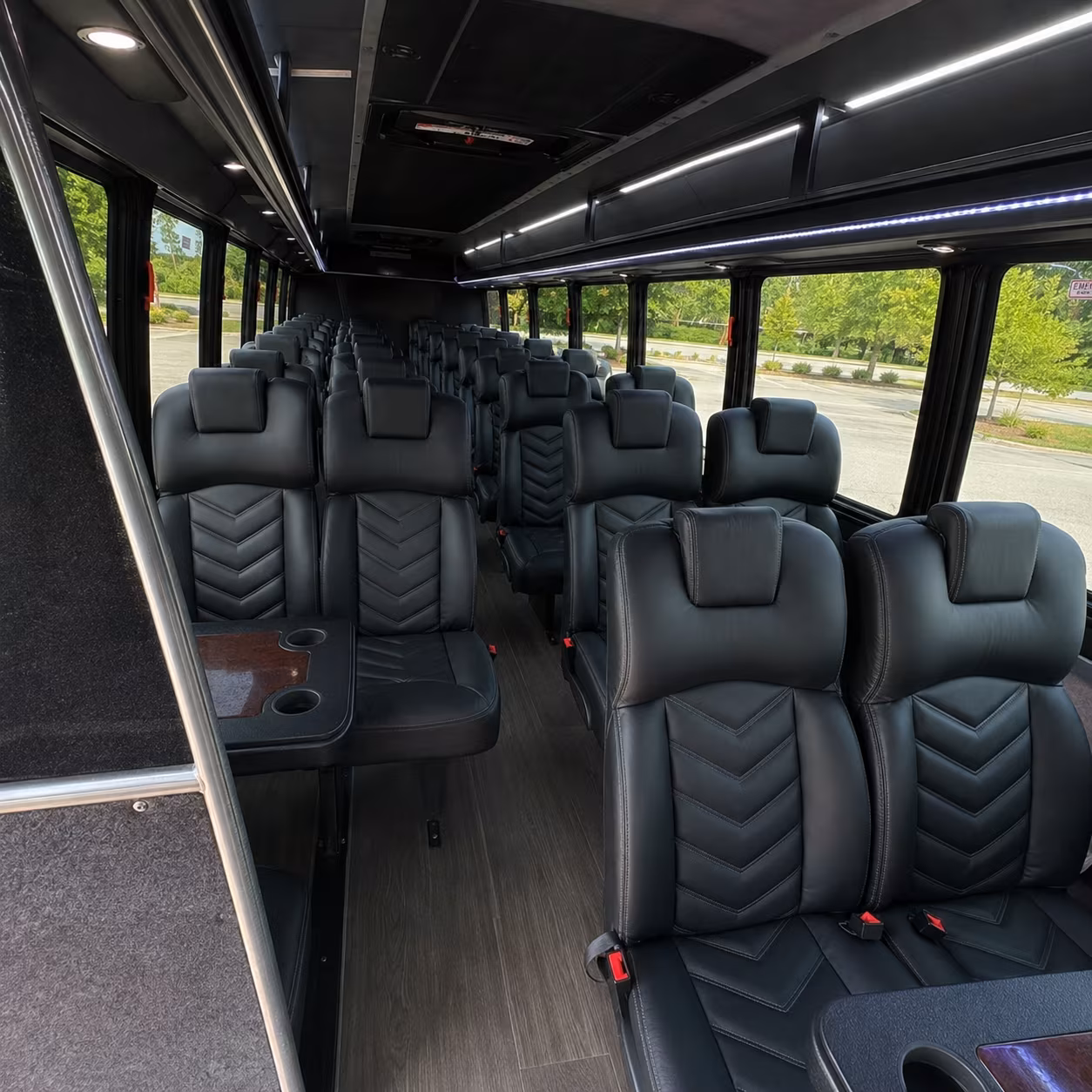 charter buses for corporate wine tour outings along or 99w